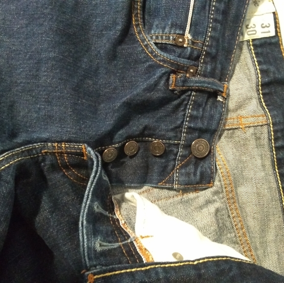 Abercrombie and Fitch dark wash denim jeans - Picture 5 of 6